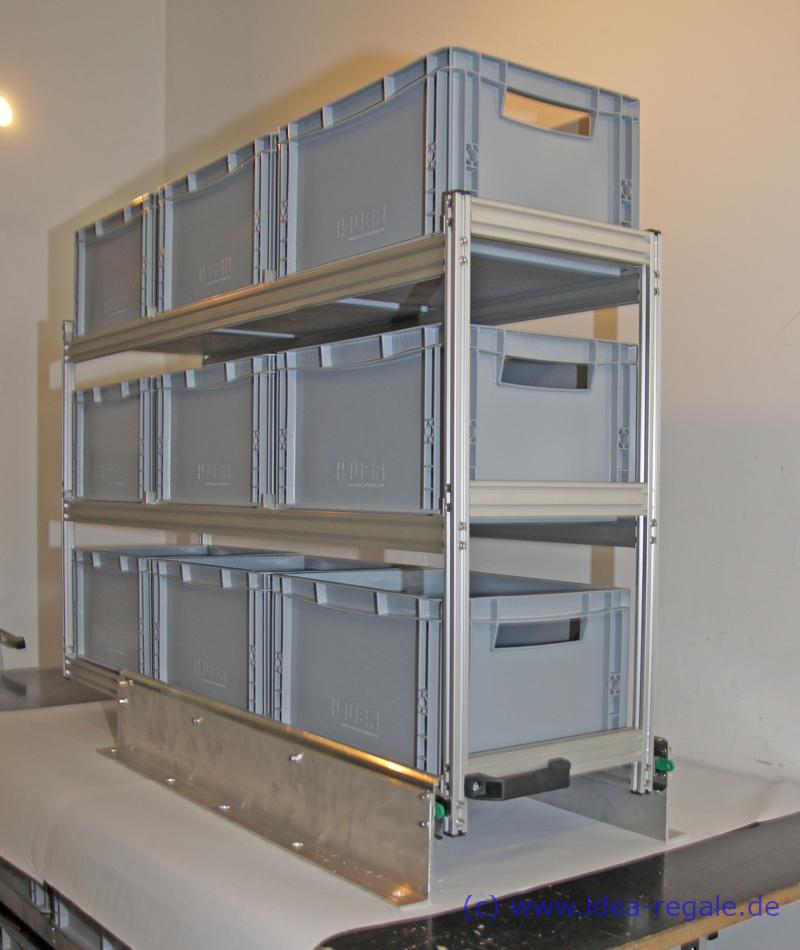 Auszugssystem Heckgarage | IDEA-Regale